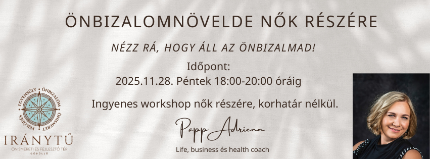 Önbizalomnövelde nők részére